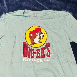 Buc-ee's Light Blue Short Sleeve Tee